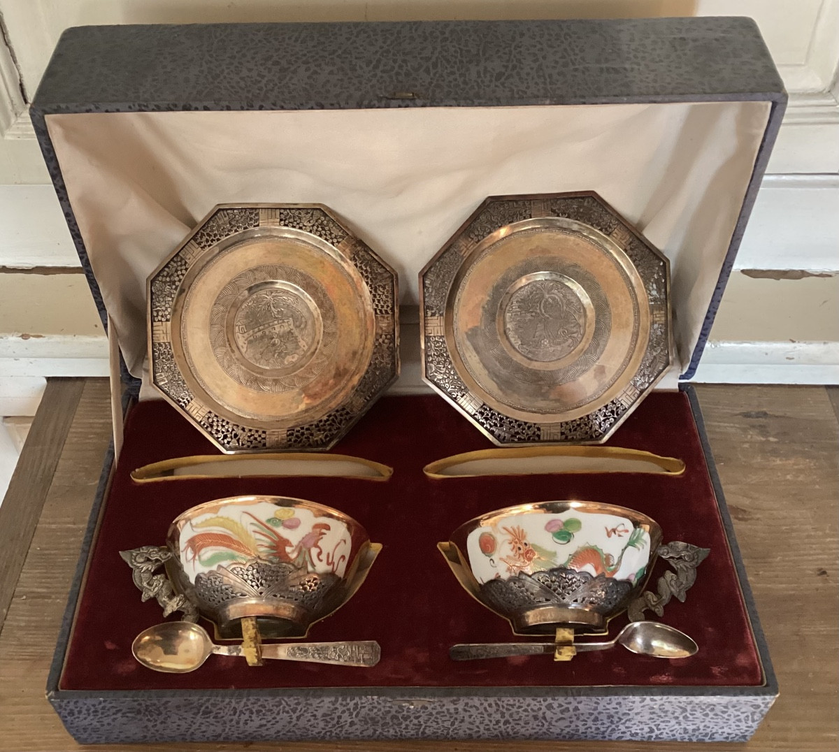 You And Me Silver And Porcelain Indochina