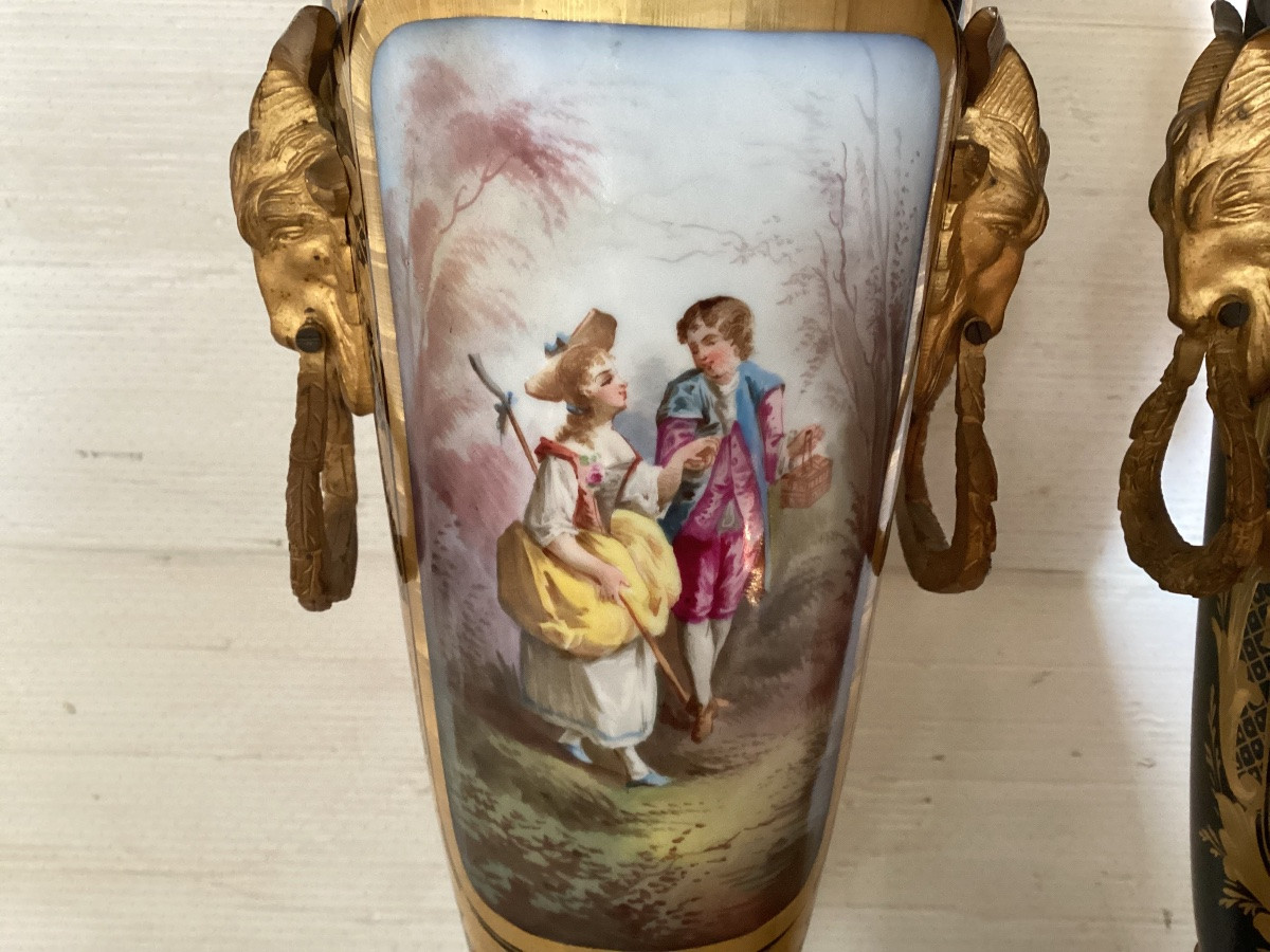 Pair Of Sèvres Vases-photo-4