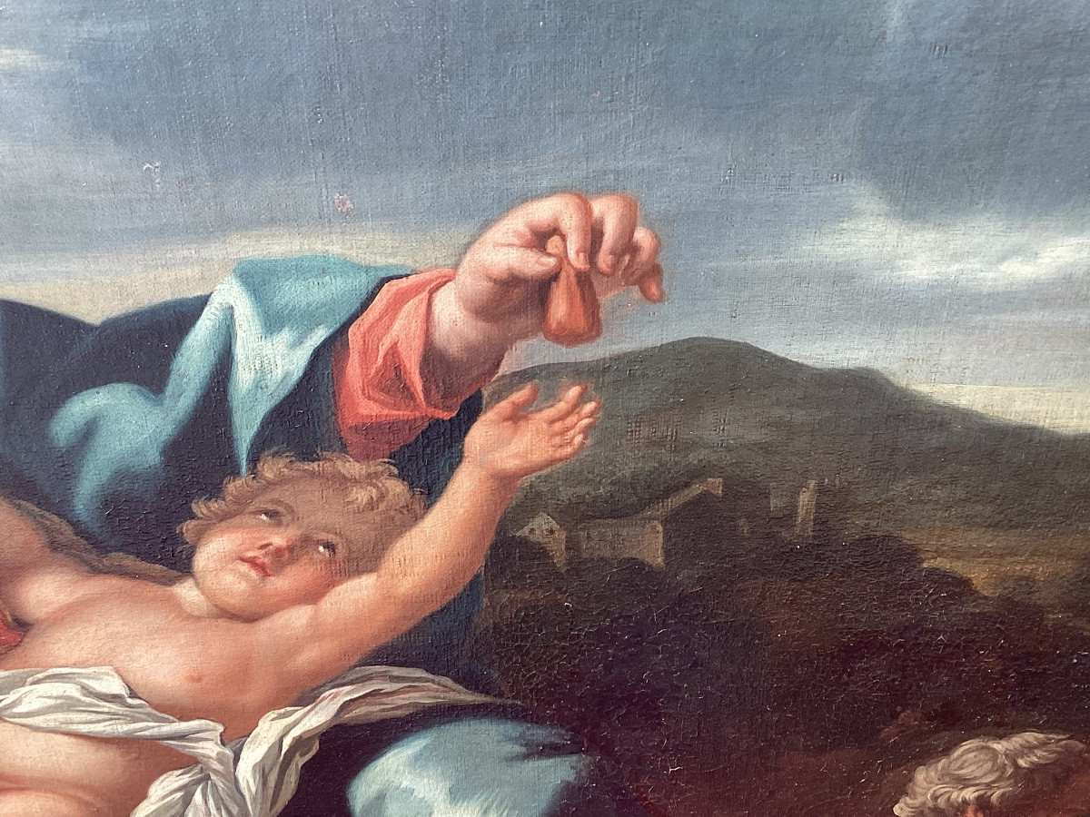 Important 18th Century Painting-photo-2
