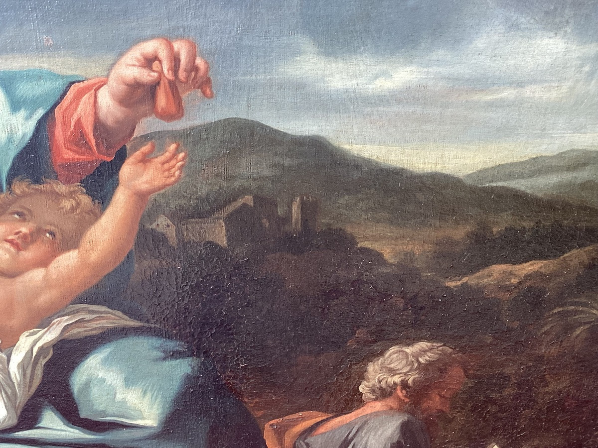 Important 18th Century Painting-photo-3