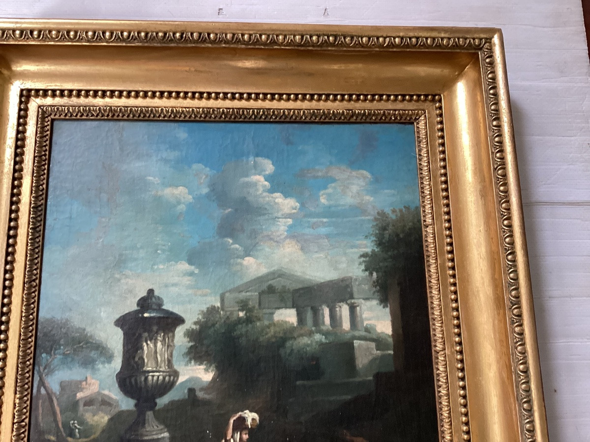 Framed 18th Century Painting-photo-1