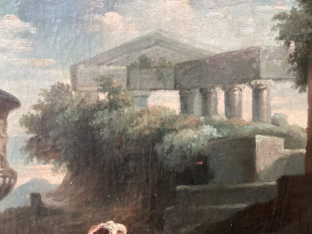 Framed 18th Century Painting-photo-7