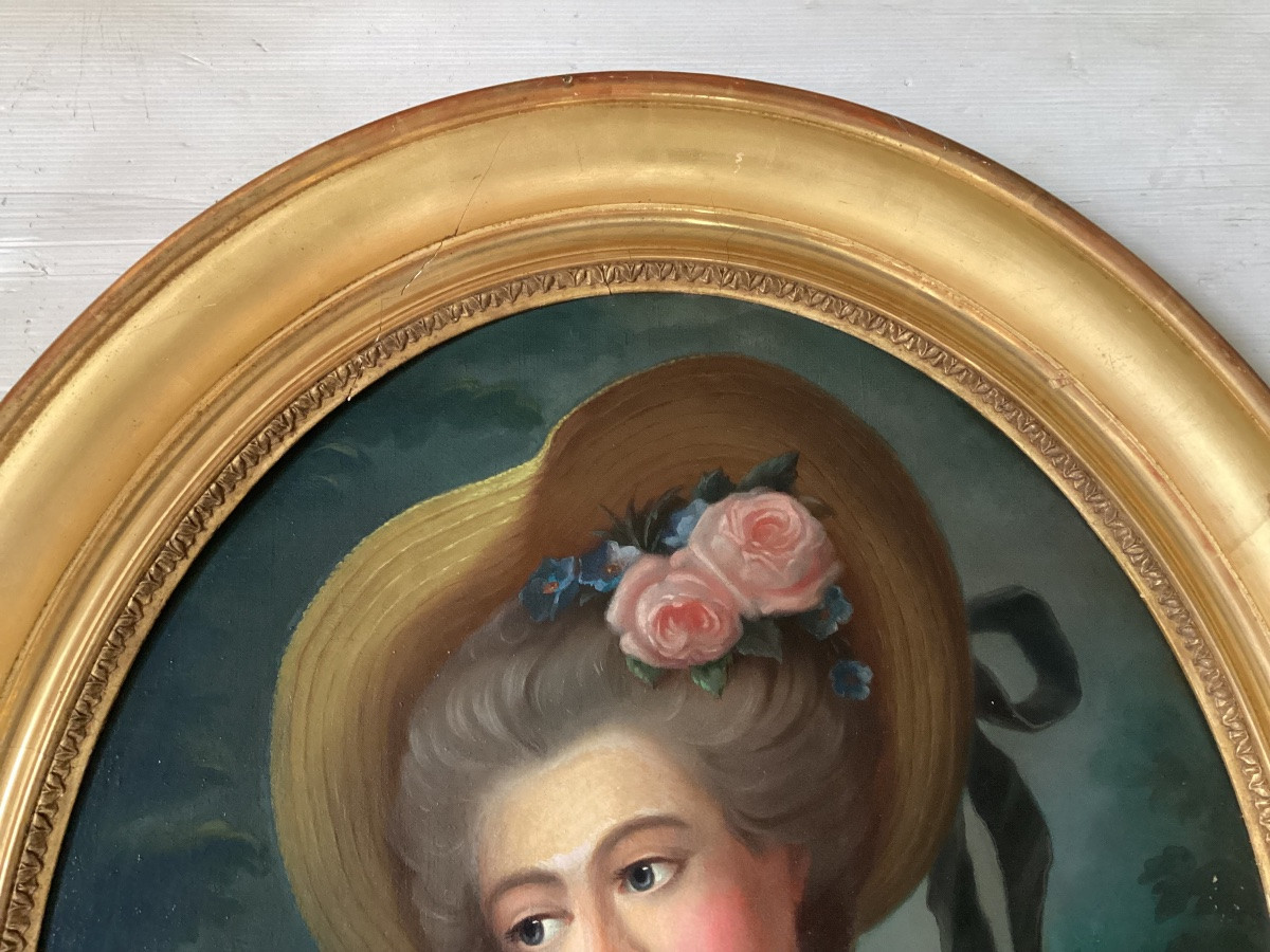 Portrait Of A Young Woman With A Hat-photo-2