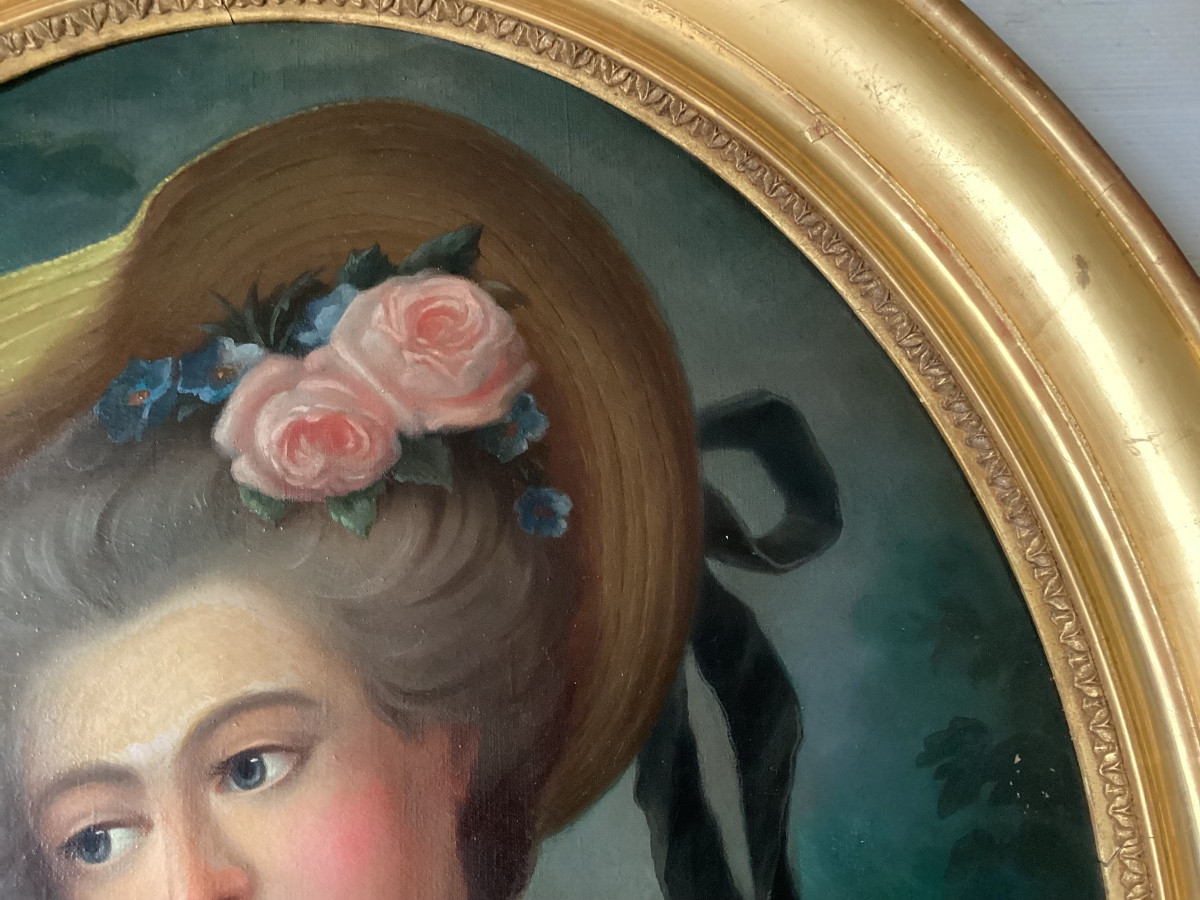 Portrait Of A Young Woman With A Hat-photo-3