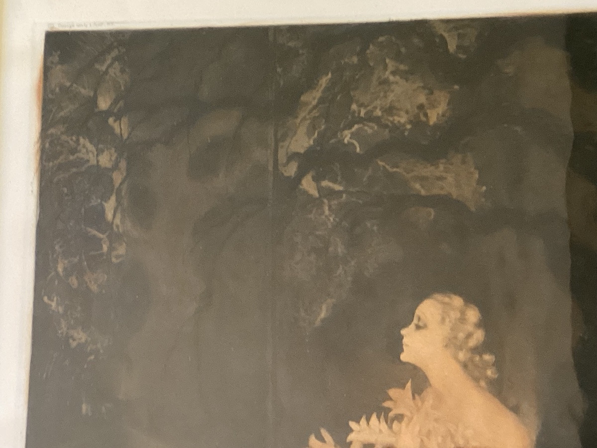 Louis Icart eau forte en couleurs -photo-2