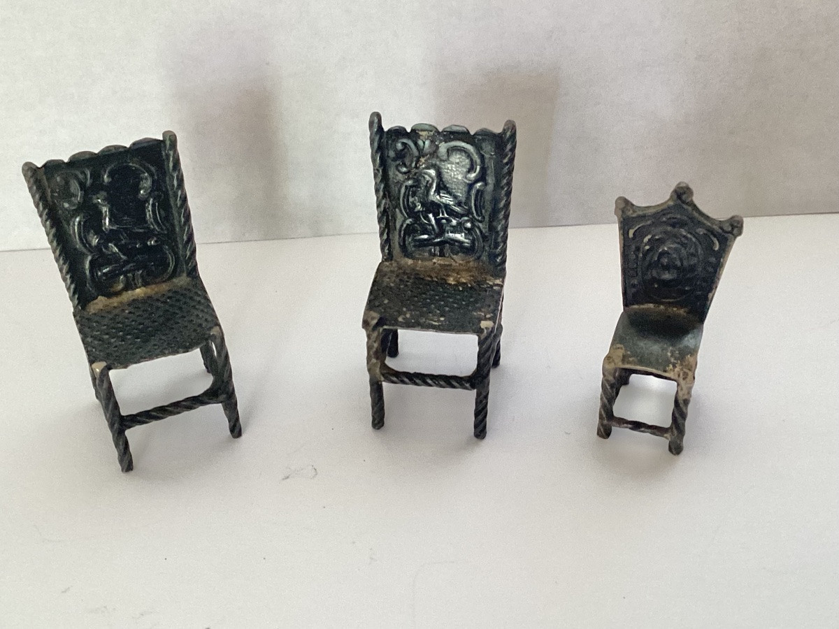 Mobilier miniature en argent -photo-1