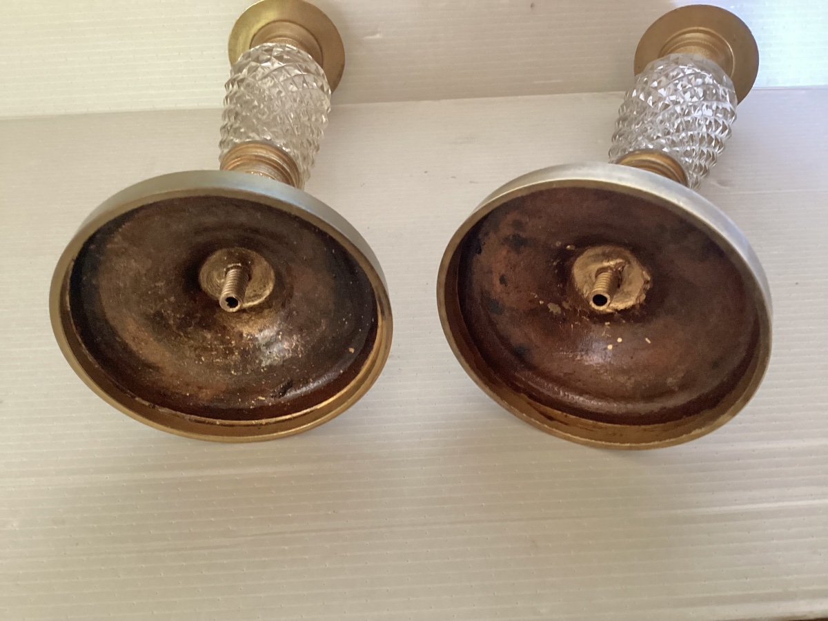 Pair Of Empire Candlesticks-photo-1