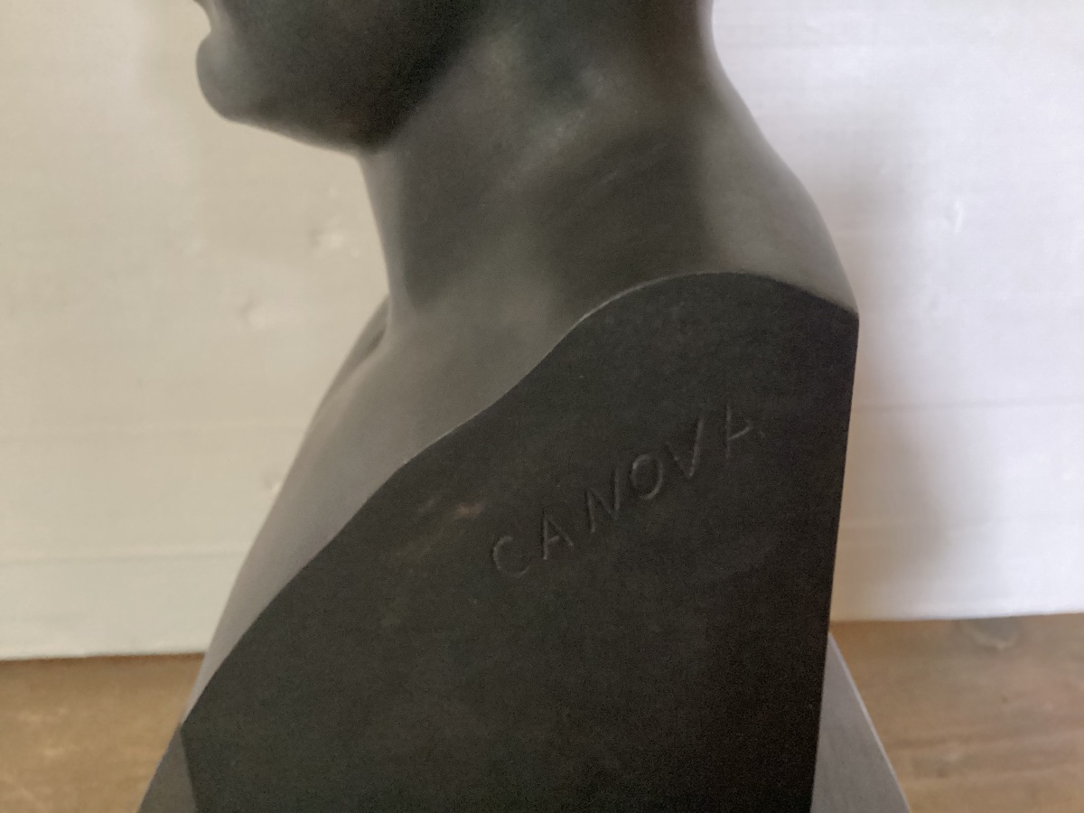 Buste de Napoléon Bonaparte signé-photo-1