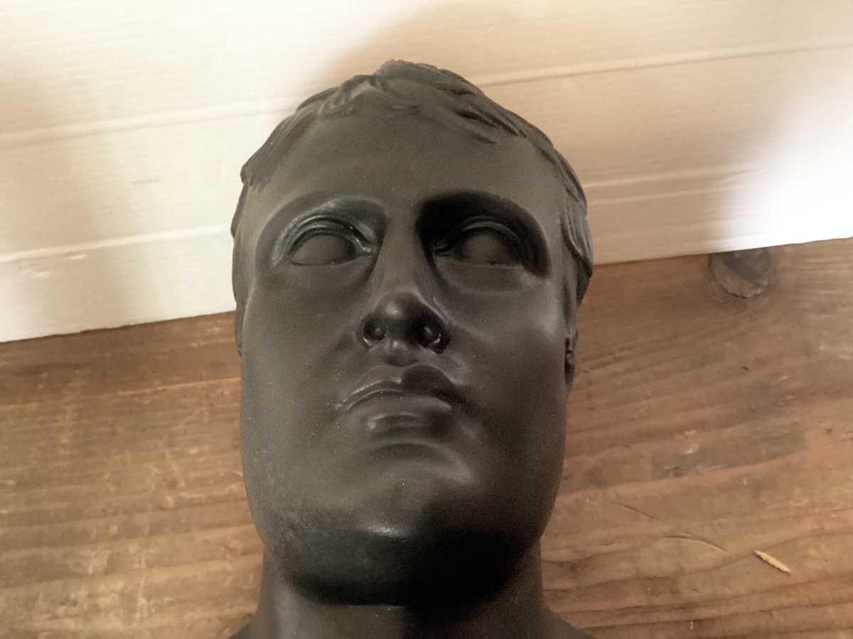 Buste de Napoléon Bonaparte signé-photo-3