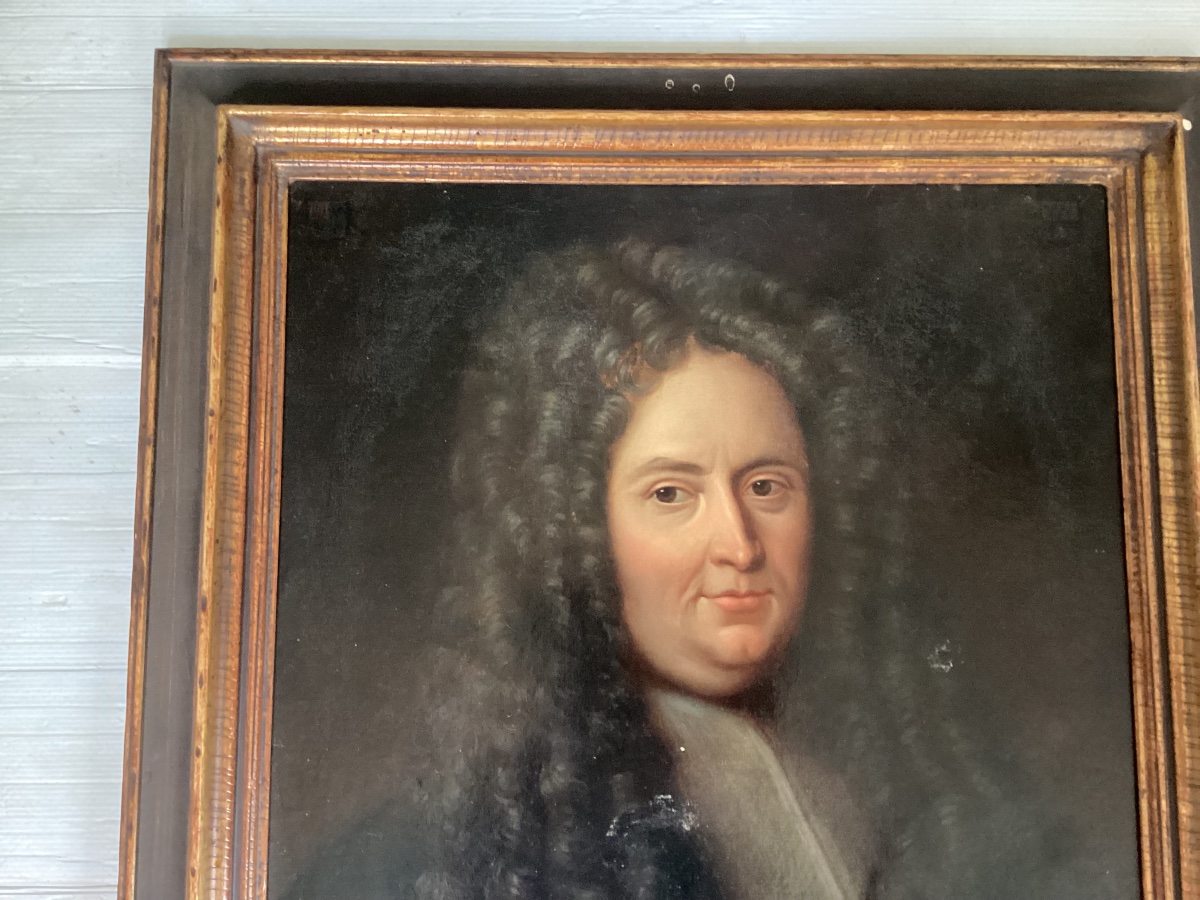 Portrait Of Jacques Hennet, Dated 1695-photo-2