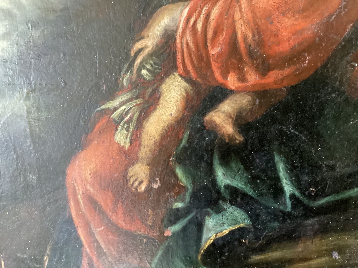 Virgin And Child, 17th Century-photo-2