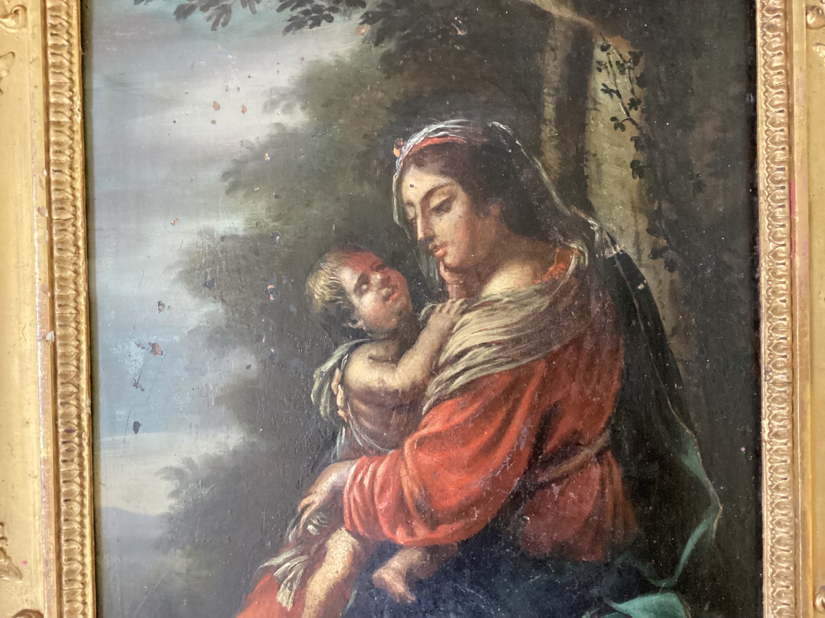 Virgin And Child, 17th Century-photo-6
