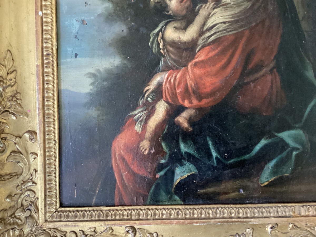 Virgin And Child, 17th Century-photo-7