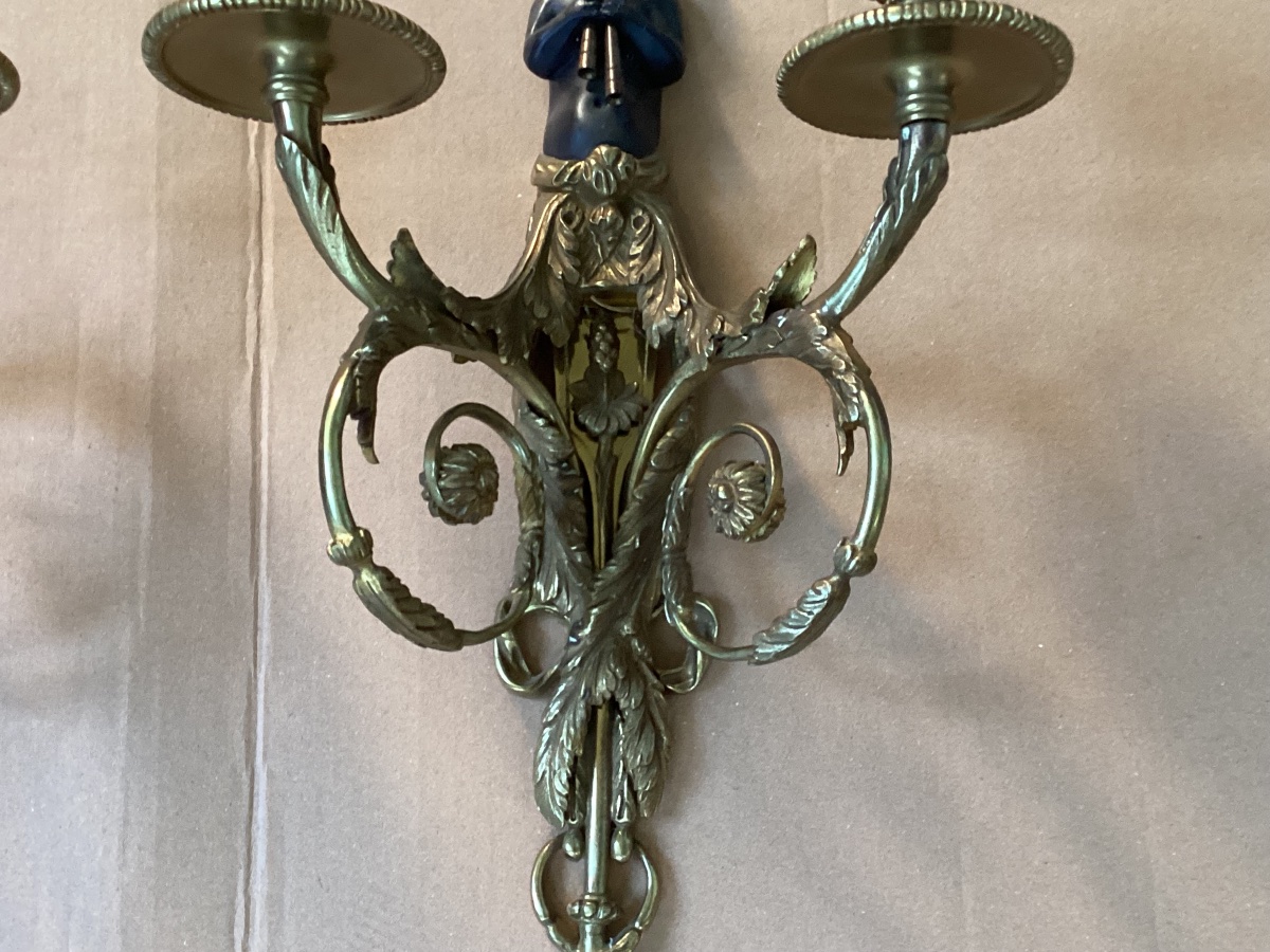 Paire d’appliques Louis XVI -photo-6