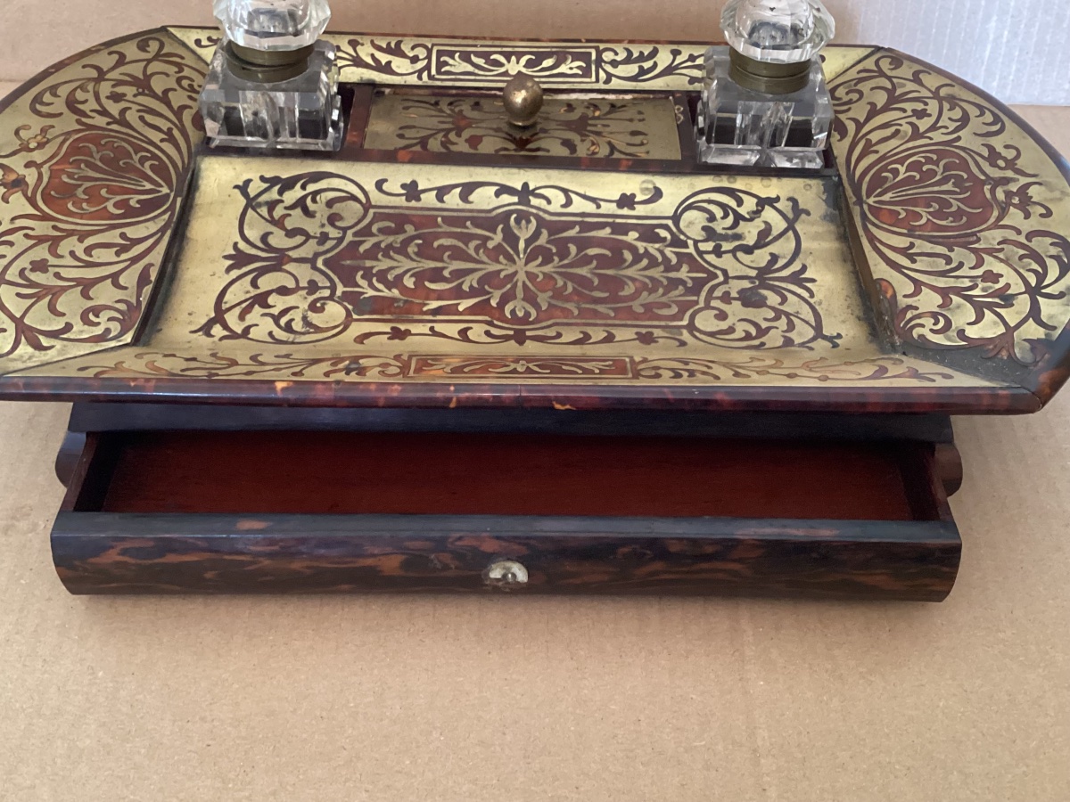 1900 Boulle Inkwell-photo-2