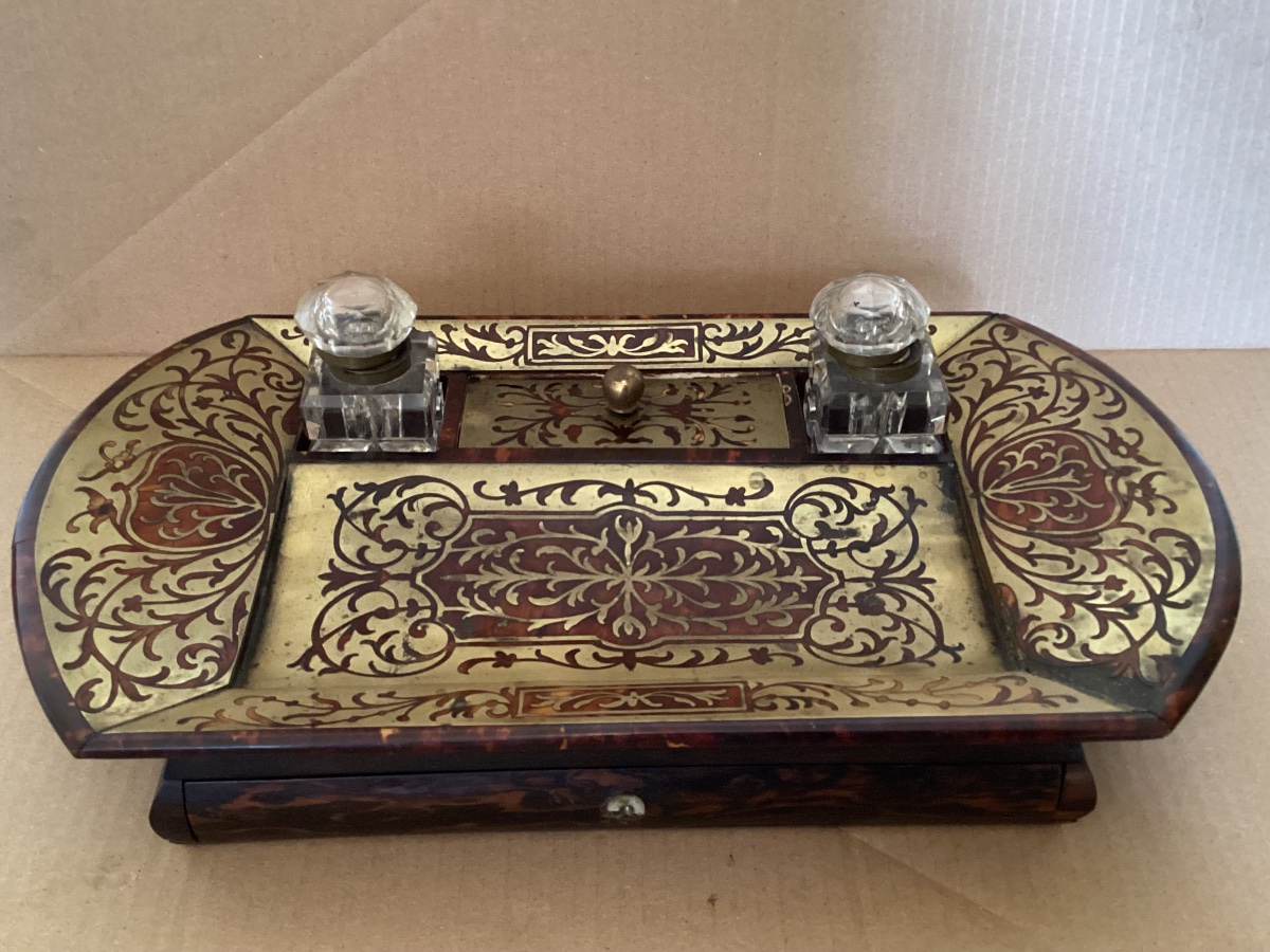 1900 Boulle Inkwell-photo-6