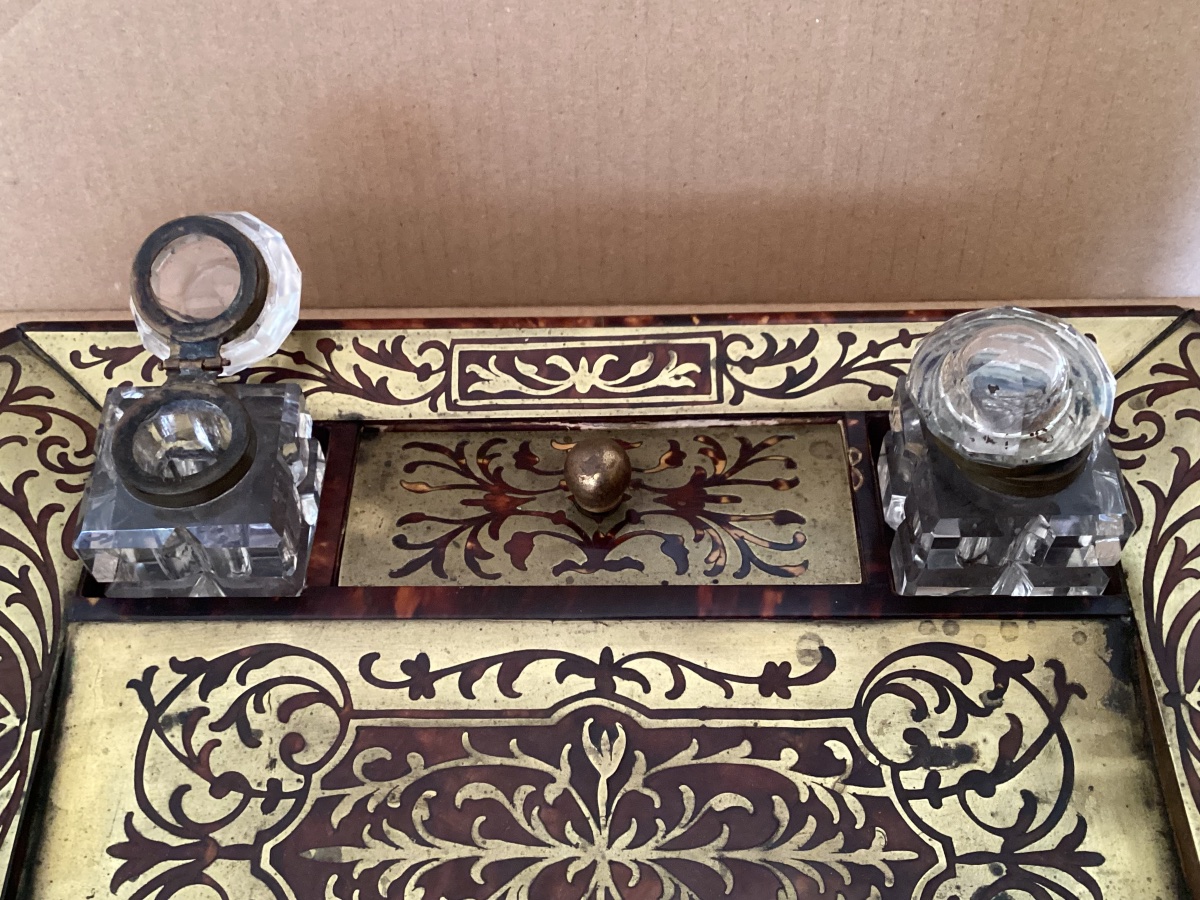 1900 Boulle Inkwell-photo-7