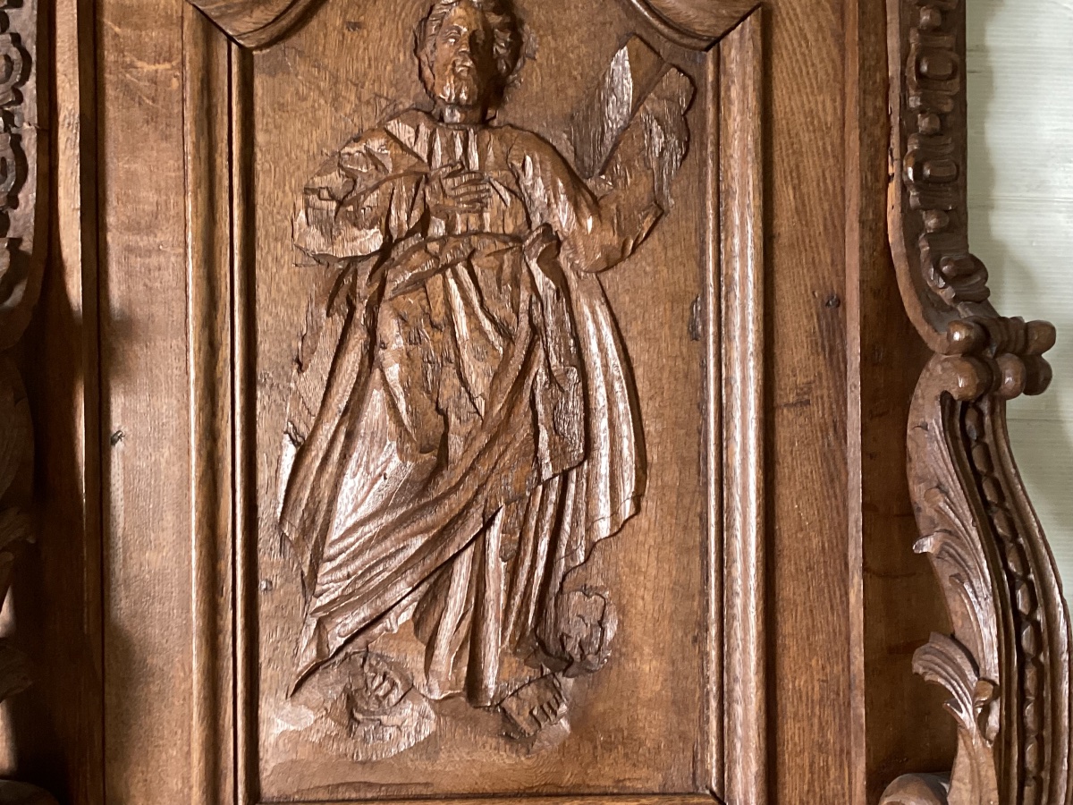 Élément de boiserie d’église-photo-4