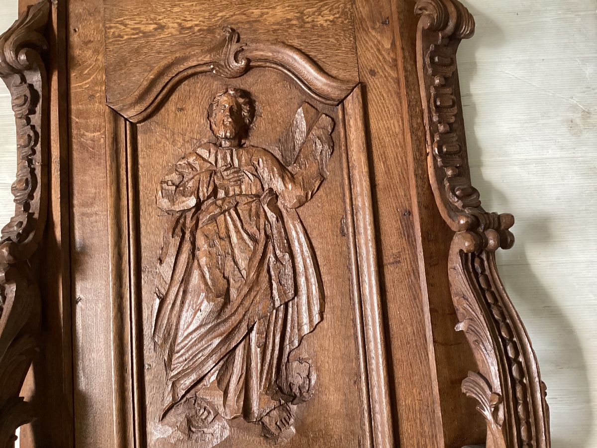 Élément de boiserie d’église-photo-1