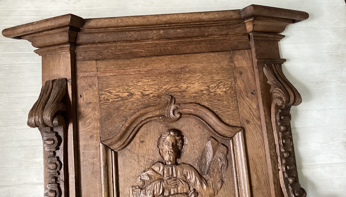 Élément de boiserie d’église-photo-2