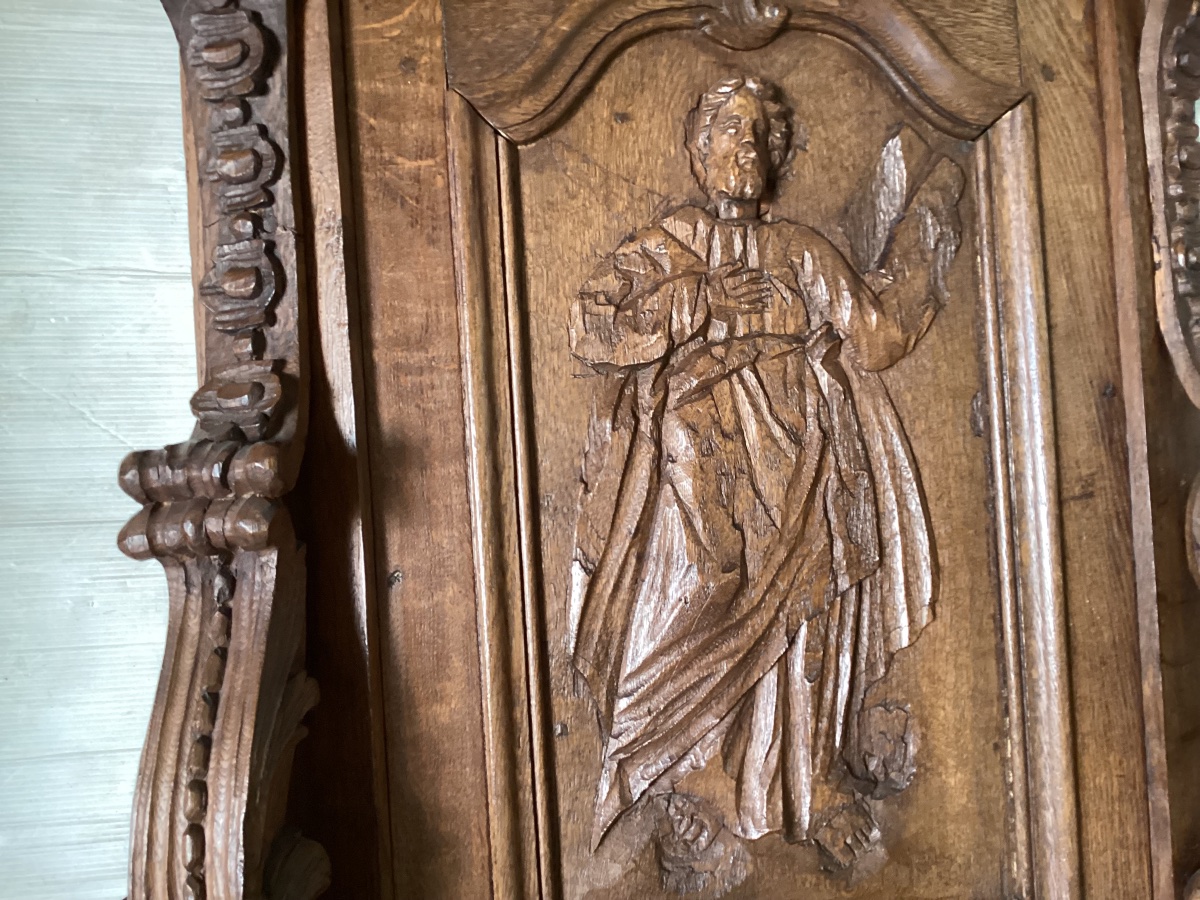Élément de boiserie d’église-photo-4