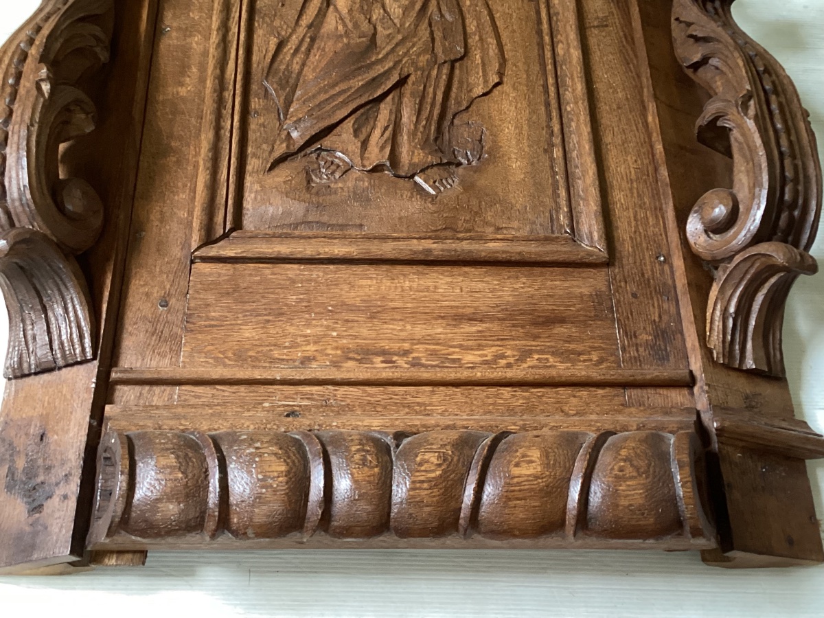Élément de boiserie d’église-photo-6