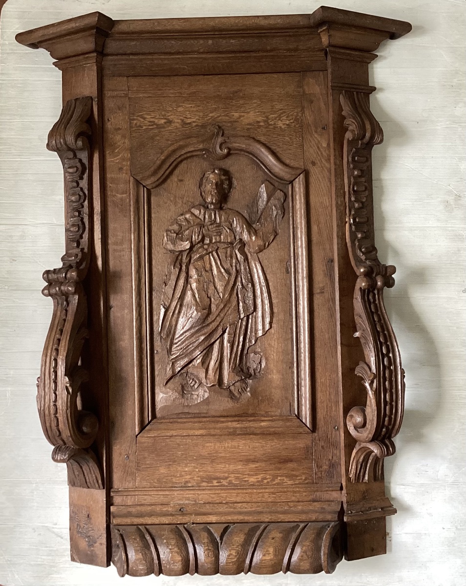 Élément de boiserie d’église-photo-8