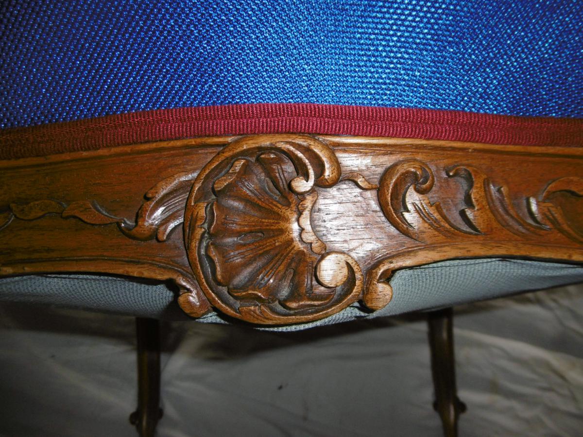 Paire De Petites Bergères Style L.xv-photo-4