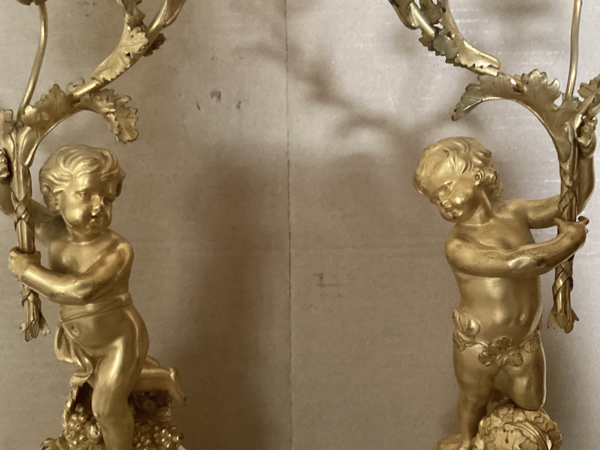 Pair Of Louis XVI Candelabra -photo-3