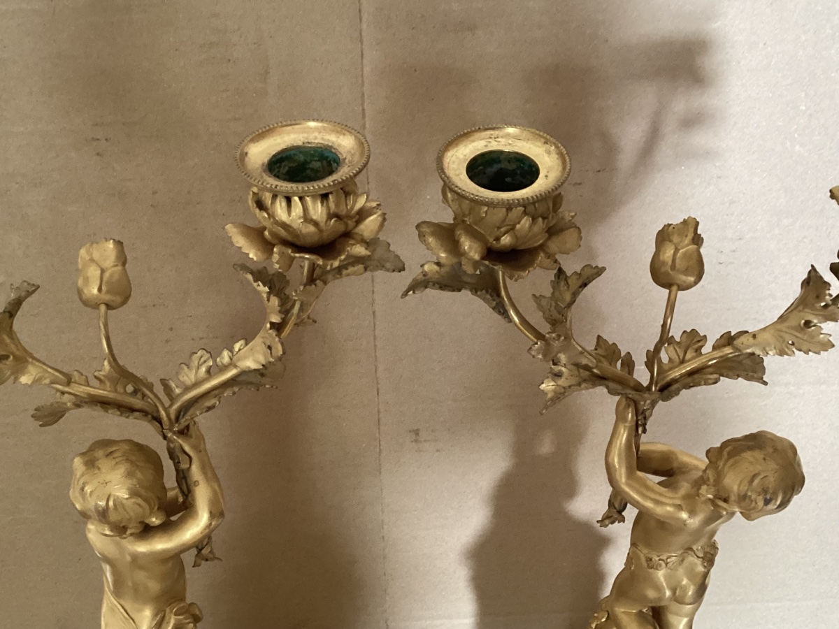 Pair Of Louis XVI Candelabra -photo-7
