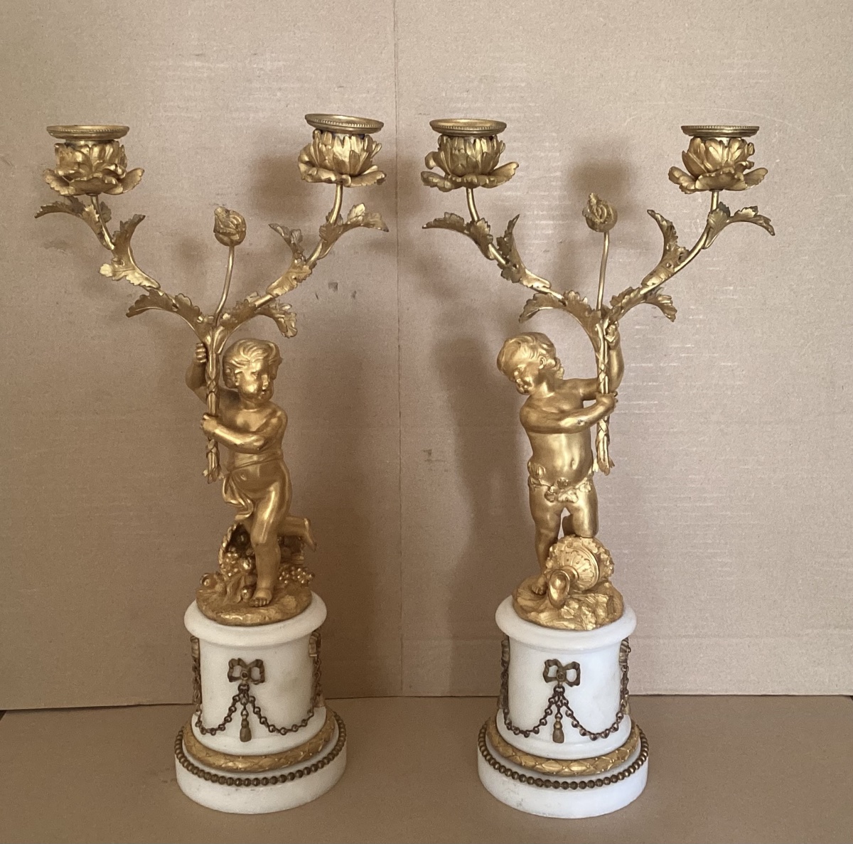 Pair Of Louis XVI Candelabra 
