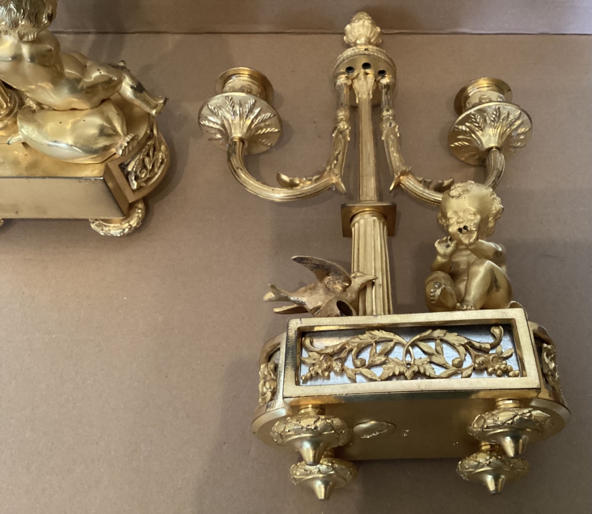Pair Of Louis XVI Candelabra -photo-2