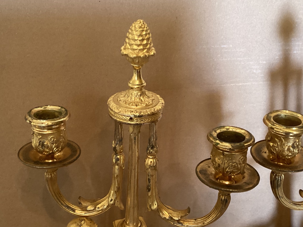 Pair Of Louis XVI Candelabra -photo-4