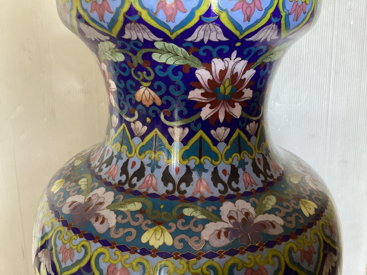 Important Cloisonné Vase -photo-4