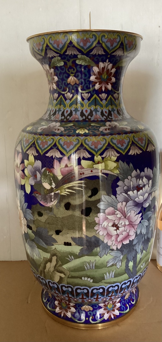 Important Cloisonné Vase -photo-2