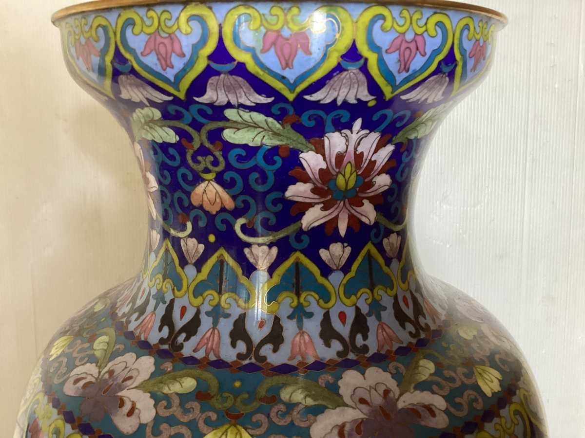 Important Cloisonné Vase -photo-5