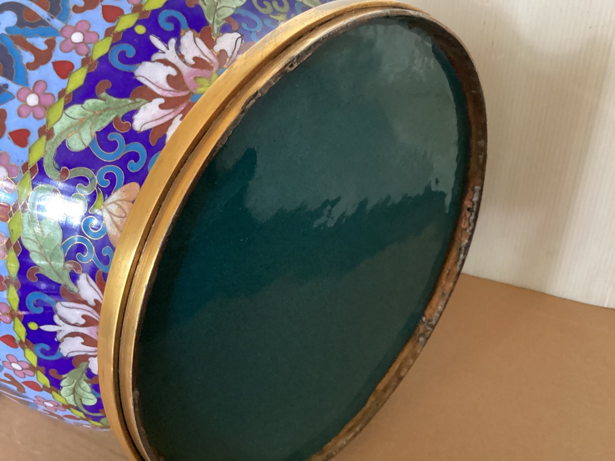 Important Cloisonné Vase -photo-6