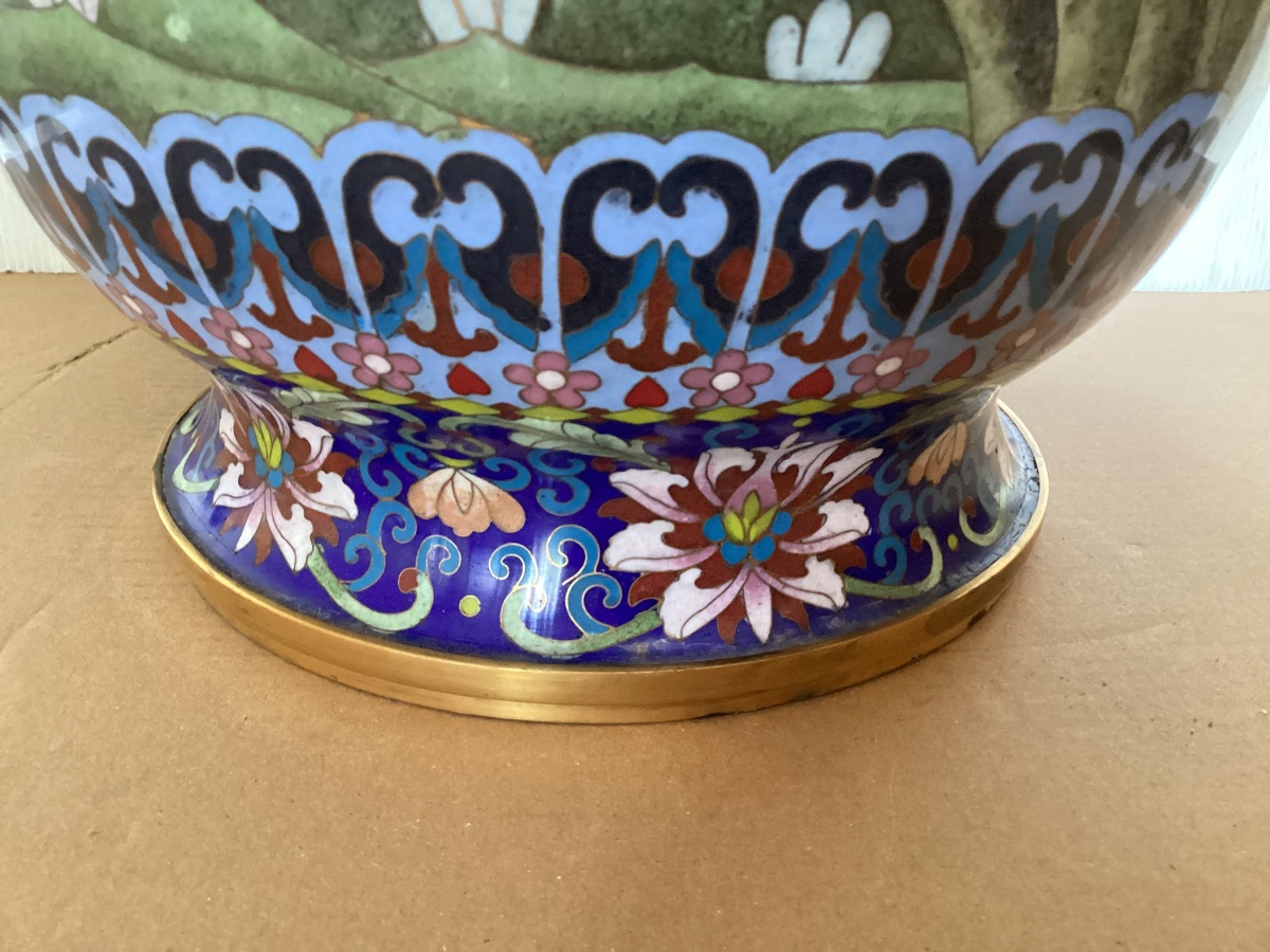 Important Cloisonné Vase -photo-8