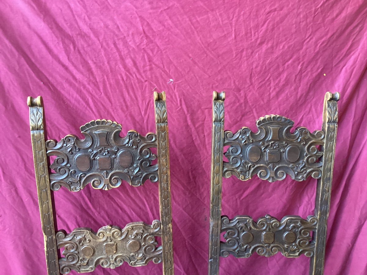 Paire de chaises style 17ème-photo-2