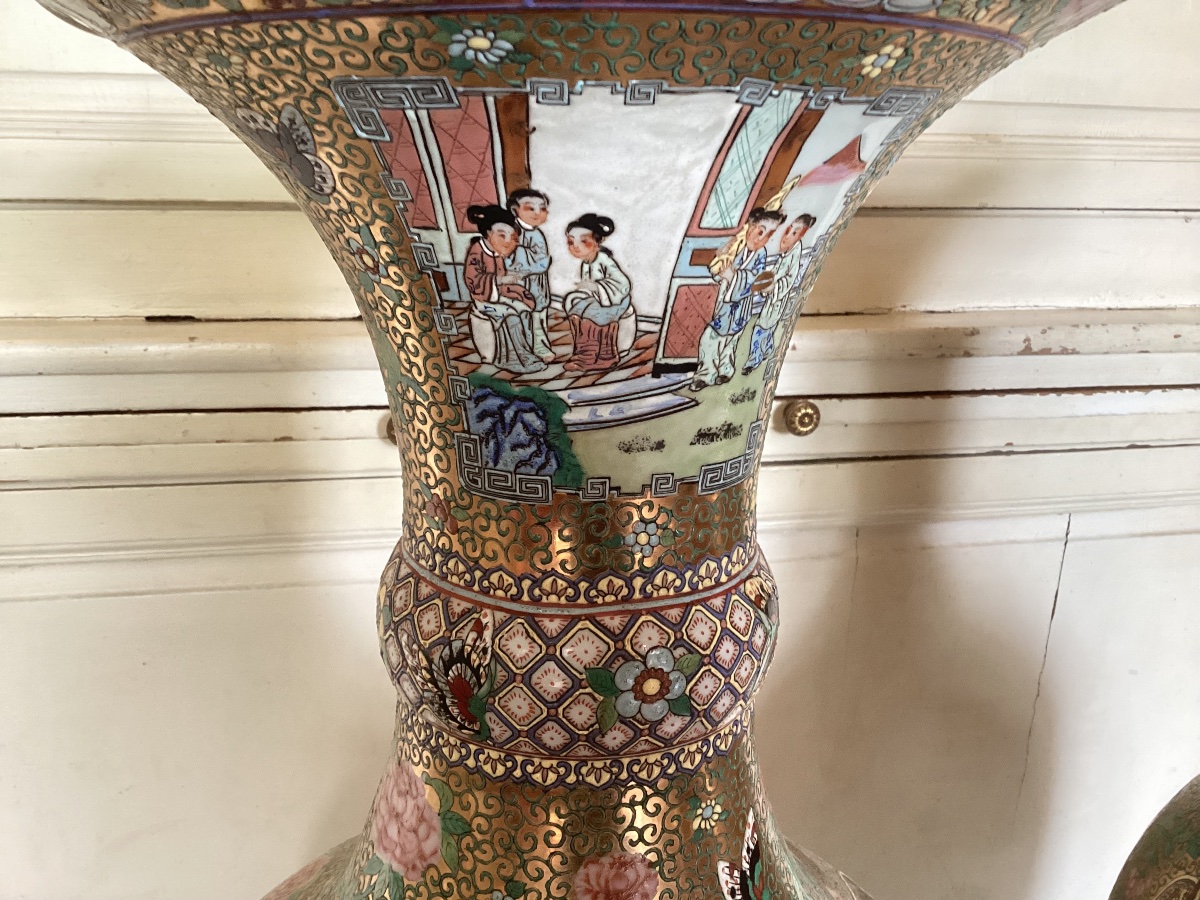 Importante paire de vases chinois -photo-3