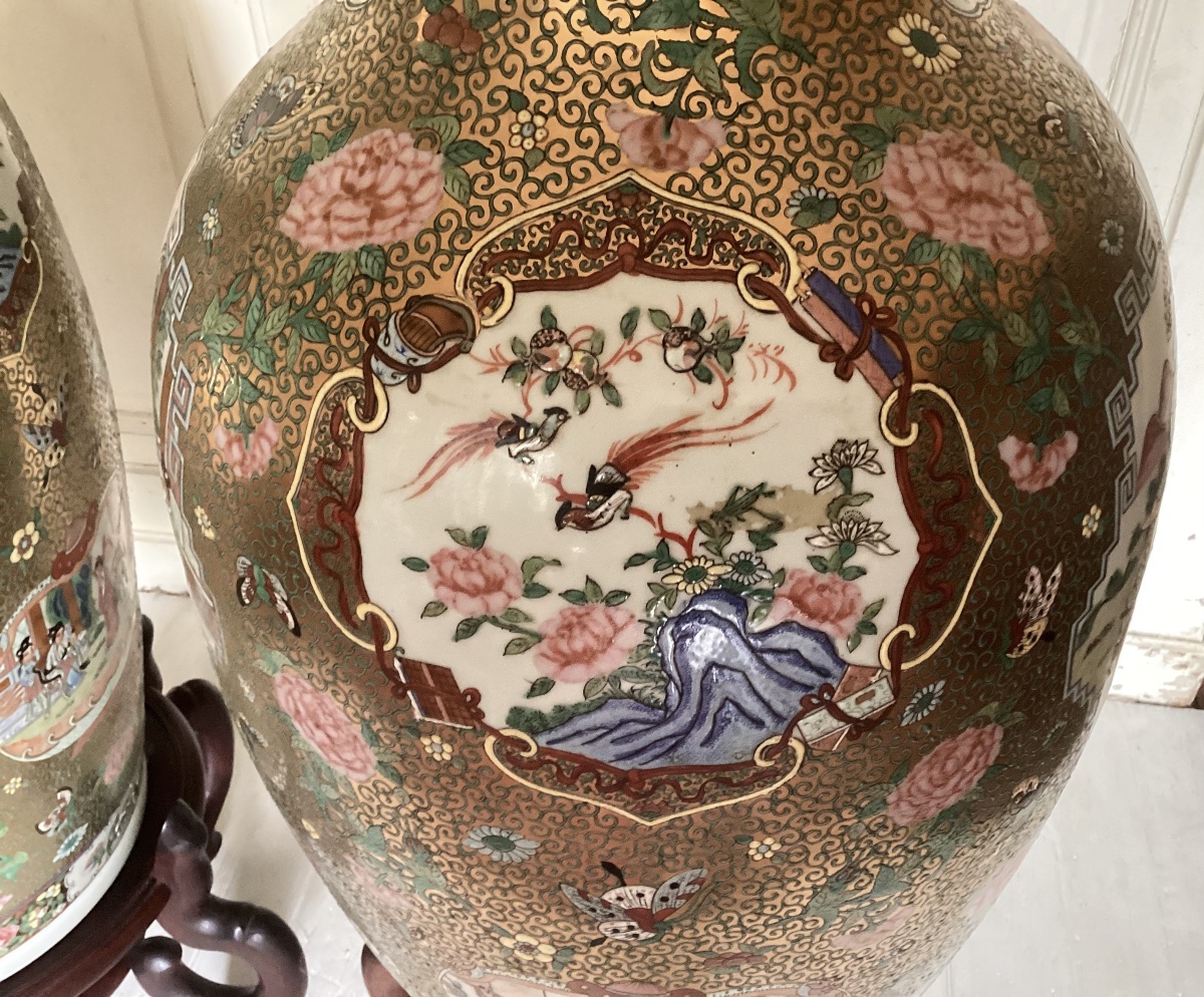 Importante paire de vases chinois -photo-2