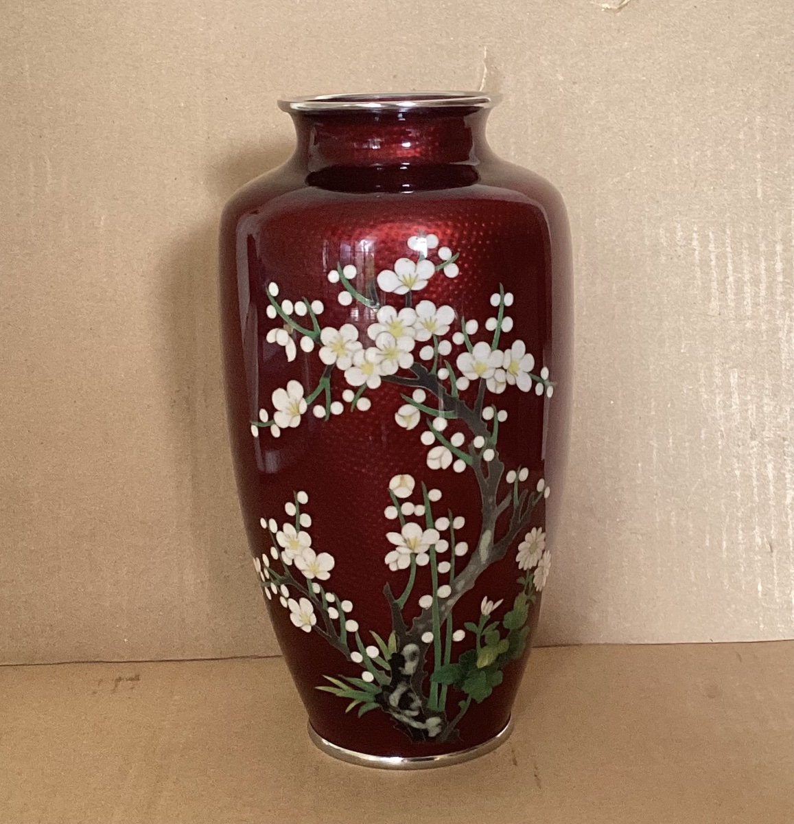 Enameled Vase From Japan-photo-2