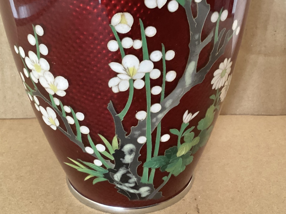 Enameled Vase From Japan-photo-1