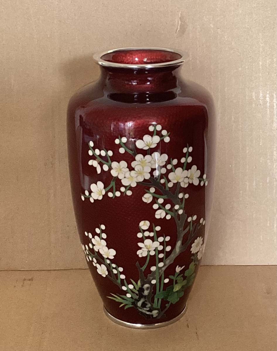 Enameled Vase From Japan