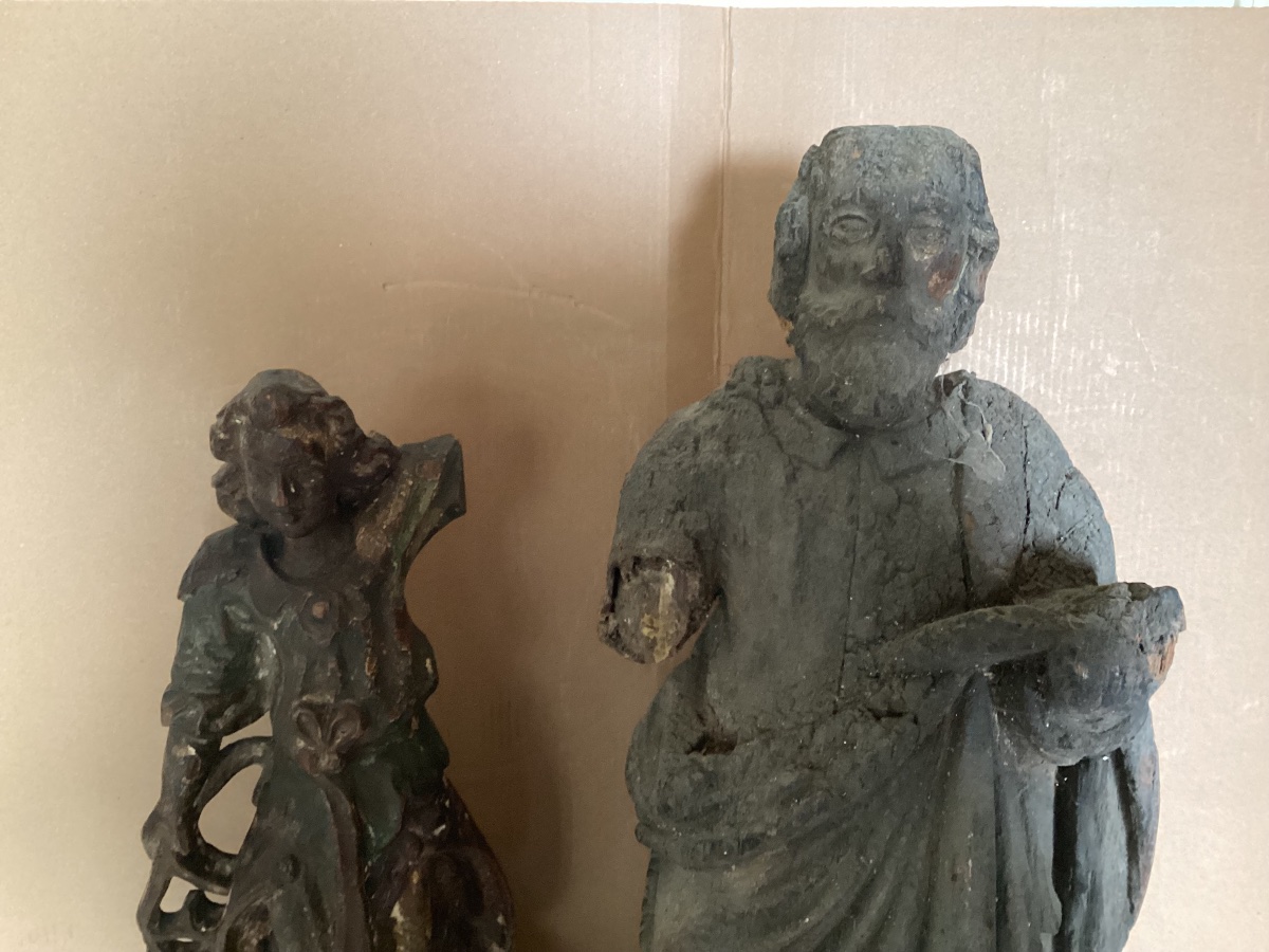Deux statues anciennes -photo-4