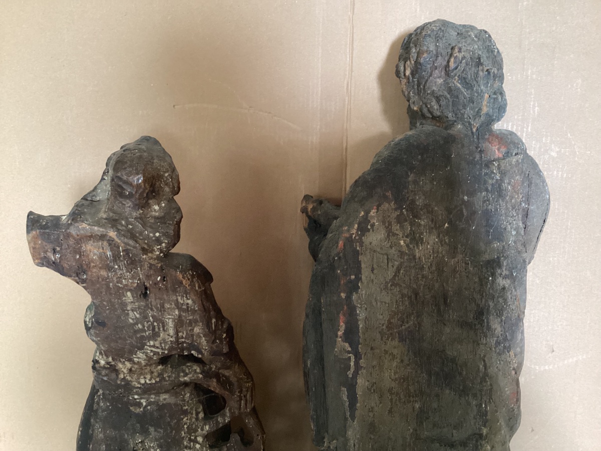 Deux statues anciennes -photo-3