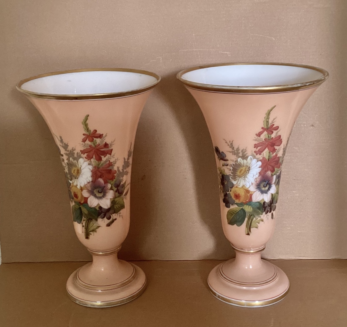 Baccarat Pair Of Vases 