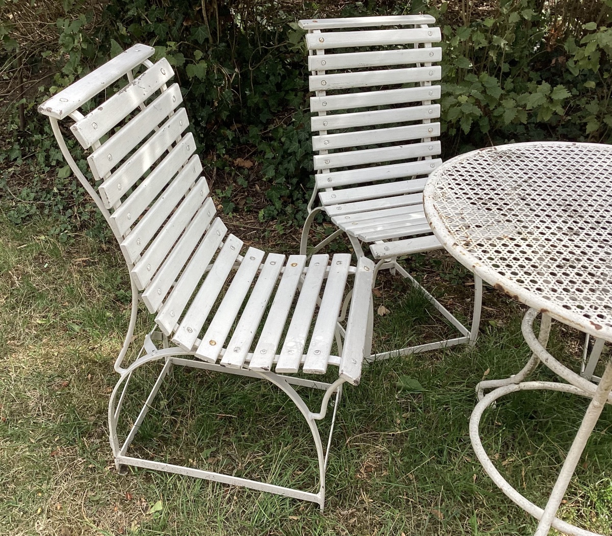 19th-century Garden Furniture Set -photo-3