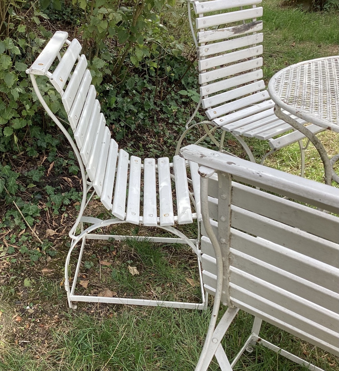 19th-century Garden Furniture Set -photo-1