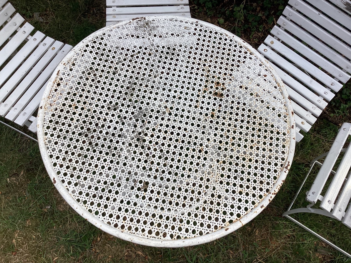 19th-century Garden Furniture Set -photo-4